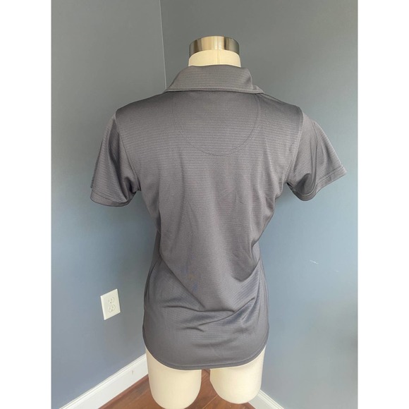 Pebble Beach gray women's golf polo, small - Picture 3 of 7